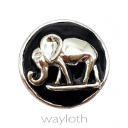 Snap Button metall elefant